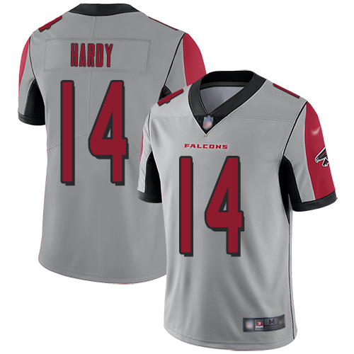 Atlanta Falcons Limited Silver Men Justin Hardy Jersey NFL Football #14 Inverted Legend->youth nfl jersey->Youth Jersey